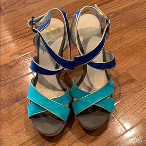 Italian Fashion Platform Heels sz 36
